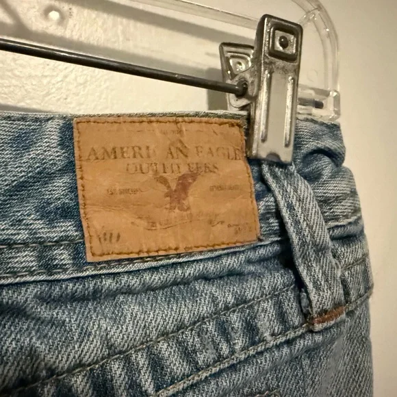 American Eagle Distressed Denim Mini Skirt - Picture 5 of 5